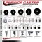 Service Caster 4'' SS Phenolic Swivel 1-1/2'' Expand Stem Caster Set 2 Total Lock Brakes, 4PK SCC-SSEXTTL20S414-PHS-2-S-2-112 - alternate 3